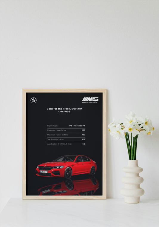 BMW M5 Competition (Red) – Unleash the Fury